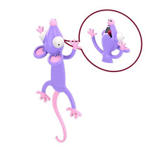 Load image into Gallery viewer, Kawaii 3D Animal Squashed Cat Rabbit mouse Bookmarks Creative Wolf Book Marks For Kids Girl Gift Office School Kawaii Stationery