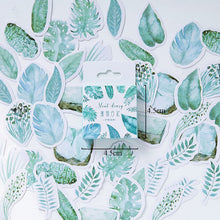 Load image into Gallery viewer, 45pcs/box Stationery Stickers Vaporwave DIY Planet Sticky Paper Kawaii Moon Plants Stickers For Decoration Diary Scrapbooking