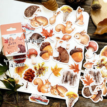 Load image into Gallery viewer, 45pcs/box Stationery Stickers Vaporwave DIY Planet Sticky Paper Kawaii Moon Plants Stickers For Decoration Diary Scrapbooking