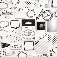 Load image into Gallery viewer, 45pcs/box Stationery Stickers Vaporwave DIY Planet Sticky Paper Kawaii Moon Plants Stickers For Decoration Diary Scrapbooking